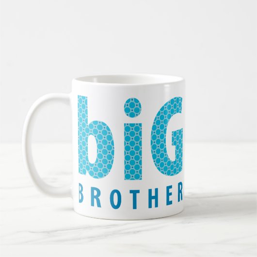 SIBLINGS COLLECTION - großer Bruder {blau} Kaffeetasse (Links)