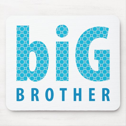 SIBLINGS COLLECTION - großer Bruder {blau} Mousepad (Vorne)