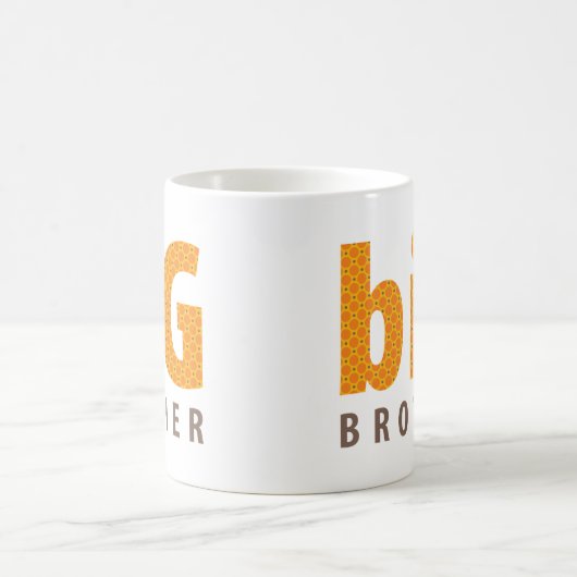 SIBLINGS COLLECTION - großer Bruder {orange} Kaffeetasse (Mittel)