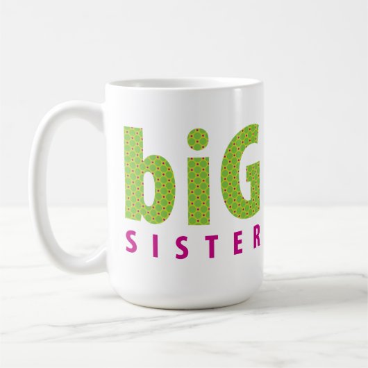 SIBLINGS COLLECTION - Großschwester {Limon} Kaffeetasse (Links)