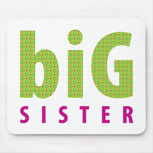 SIBLINGS COLLECTION - Großschwester {Limon} Mousepad (Vorne)