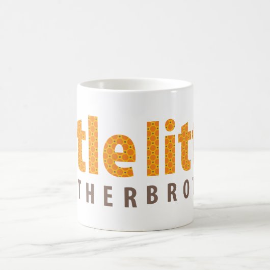 SIBLINGS COLLECTION - kleiner Bruder {orange} Kaffeetasse (Mittel)