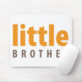 SIBLINGS COLLECTION - kleiner Bruder {orange} Mousepad (Mit Mouse)