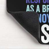 Siblings Rivalry Annoying My Sister Funny Brother Mousepad (Ecke)