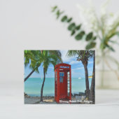 Siboney Beach Club, Antigua Postkarte (Stehend Vorderseite)