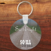 Sic1Aight Schlüsselanhänger (Vorderseite)