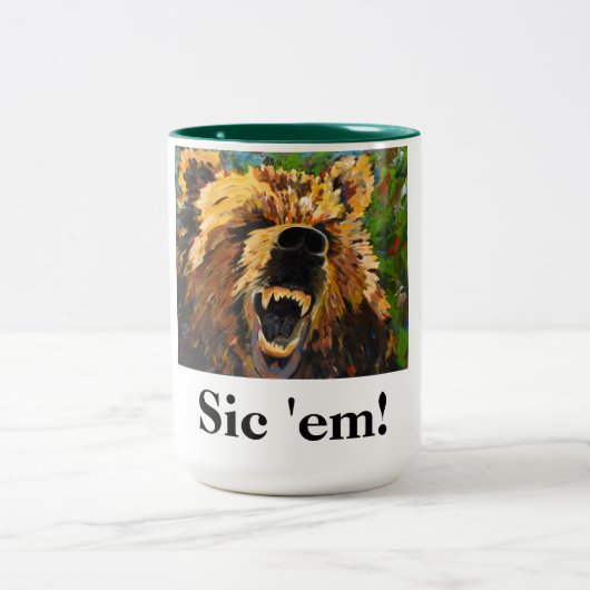 Sic-EM-Tasse Zweifarbige Tasse (Mittel)