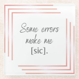 Sic Pink Untersetzer