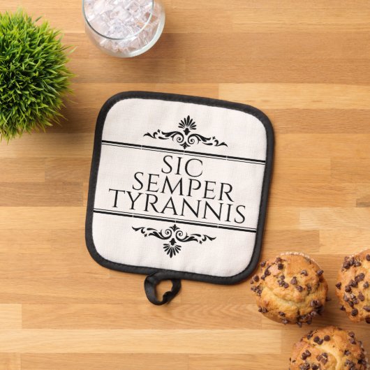 Sic Semper Fidelis Topflappen (Oben Unten)