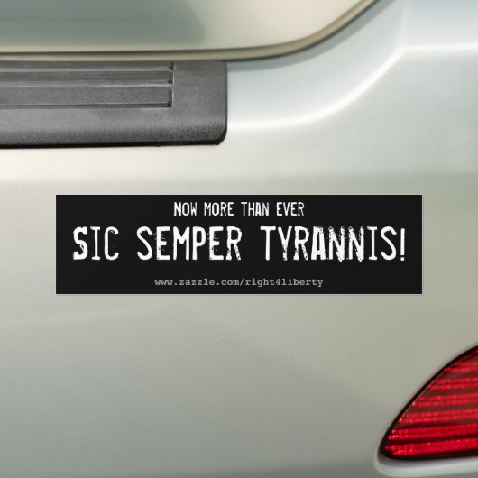 Sic semper tyrannis! autoaufkleber (Auf Auto)