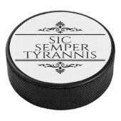 Sic Semper Tyrannis Eishockey Puck (3/4)