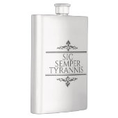 Sic Semper Tyrannis Flachmann (Rechts)