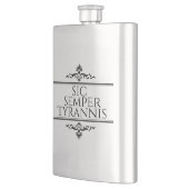 Sic Semper Tyrannis Flachmann (Links)