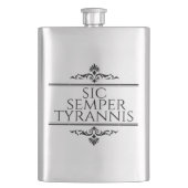 Sic Semper Tyrannis Flachmann (Vorderseite)