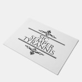 Sic Semper Tyrannis Fußmatte (Schrägansicht)