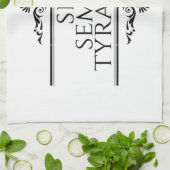 Sic Semper Tyrannis Geschirrtuch (Gefaltet)