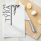 Sic Semper Tyrannis Geschirrtuch (Viertel Falte)