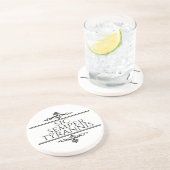 Sic Semper Tyrannis Getränkeuntersetzer (Seite)