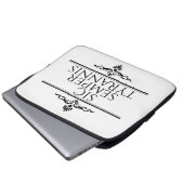 Sic Semper Tyrannis Laptopschutzhülle (Vorne Knopf)