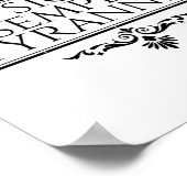 Sic Semper Tyrannis Poster (Ecke)