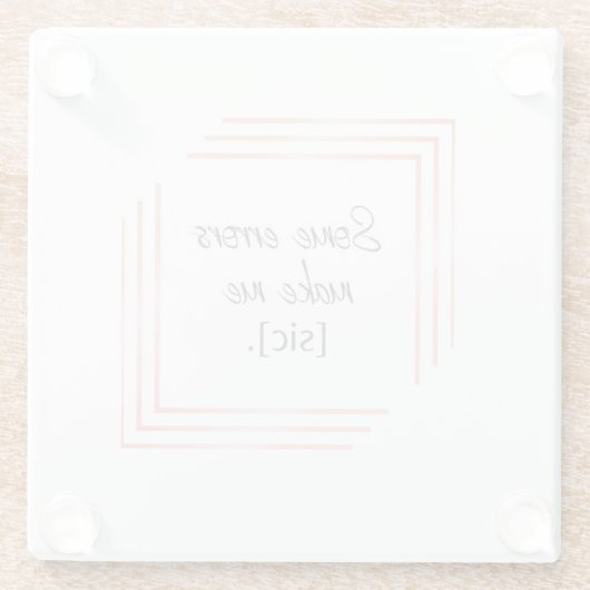 Sic Untersetzer (Rückseite)