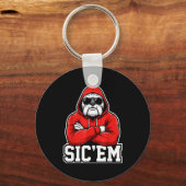 Sic'em Bulldogs Graphic Men Women Kid Boy Girl  Schlüsselanhänger (Vorderseite)