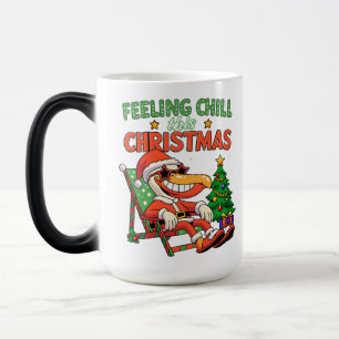 Sich an diesem Weihnachten entspannen Pelikan Retr Verwandlungstasse