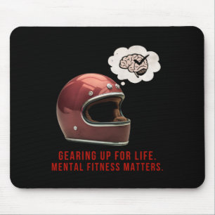 Sich auf das Leben einstellen. E-Aufkleber für psy Mousepad