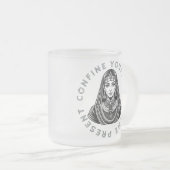 Sich auf die Gegenwart beschränken Mattglastasse (VorderseiteRechts)