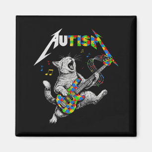Sich auf eine andere Melodie wiegen, lustige Katze Magnet