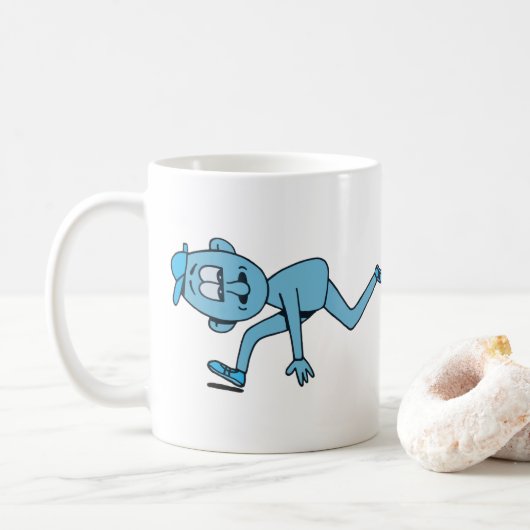 Sich aus dem Staub machen 2. Kaffeetasse (Mit Donut)