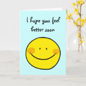 sich bald besser fühlen karte (Gelbe Blume)