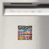 Sich bei Sonnenuntergang sonnen Magnet (In Situ (Geschirrspüler))
