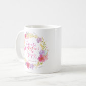 Sich dem Gebet widmen Kaffeetasse (Vorderseite Links)