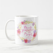 Sich dem Gebet widmen Kaffeetasse (Links)