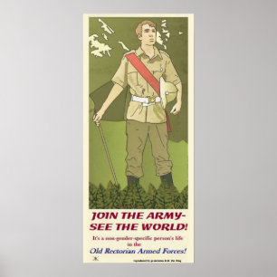sich dem Poster der Armee anschließen