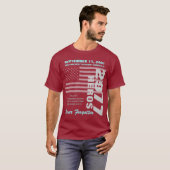 Sich erinnern an 9/11 - Doppeltes versah mit T-Shirt (Vorne ganz)