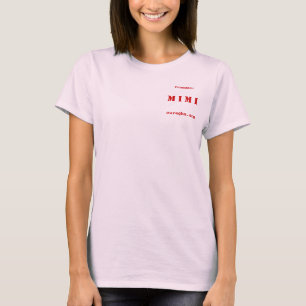 Sich ERINNERN Sie AN MIMI - Lange Hülse der Damen T-Shirt