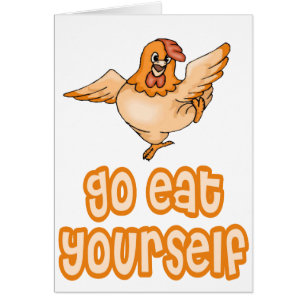 Sich essen gehen Huhn