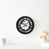 Sich fabulös fühlen runde wanduhr (Zuhause)