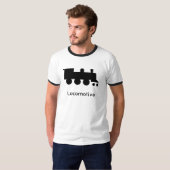 Sich fortbewegender Zug T-Shirt (Vorne ganz)