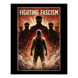 Sich gegen die Dunkelheit stellen Poster