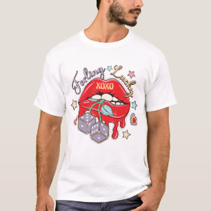 Sich Glücklich Fühlend T-Shirt