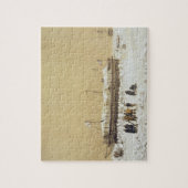 Sich hin- und herbewegende Batterie La Tonnante im Puzzle (Vertikal)