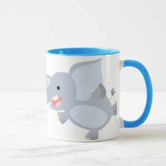 Sich hin- und herbewegende Cartoon-Elefant-Tasse Tasse