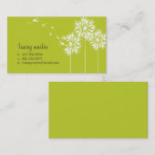 Sich hin- und herbewegende Löwenzahn-Telefonkarte Telefonnummerkarte (Vorne/Hinten)