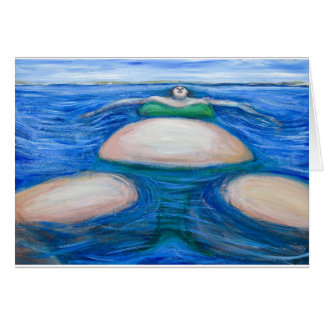 Sich hin- und herbewegende riesige fette Frau in