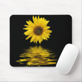 Sich hin- und herbewegende Sonnenblume Mousepad (Mit Mouse)