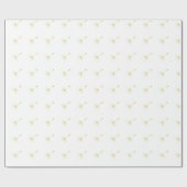 Sich hin- und herbewegender gelber Löwenzahn sät Geschenkpapier (Flach)