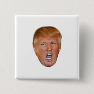Sich hin- und herbewegender Kopf Donald Trump Button